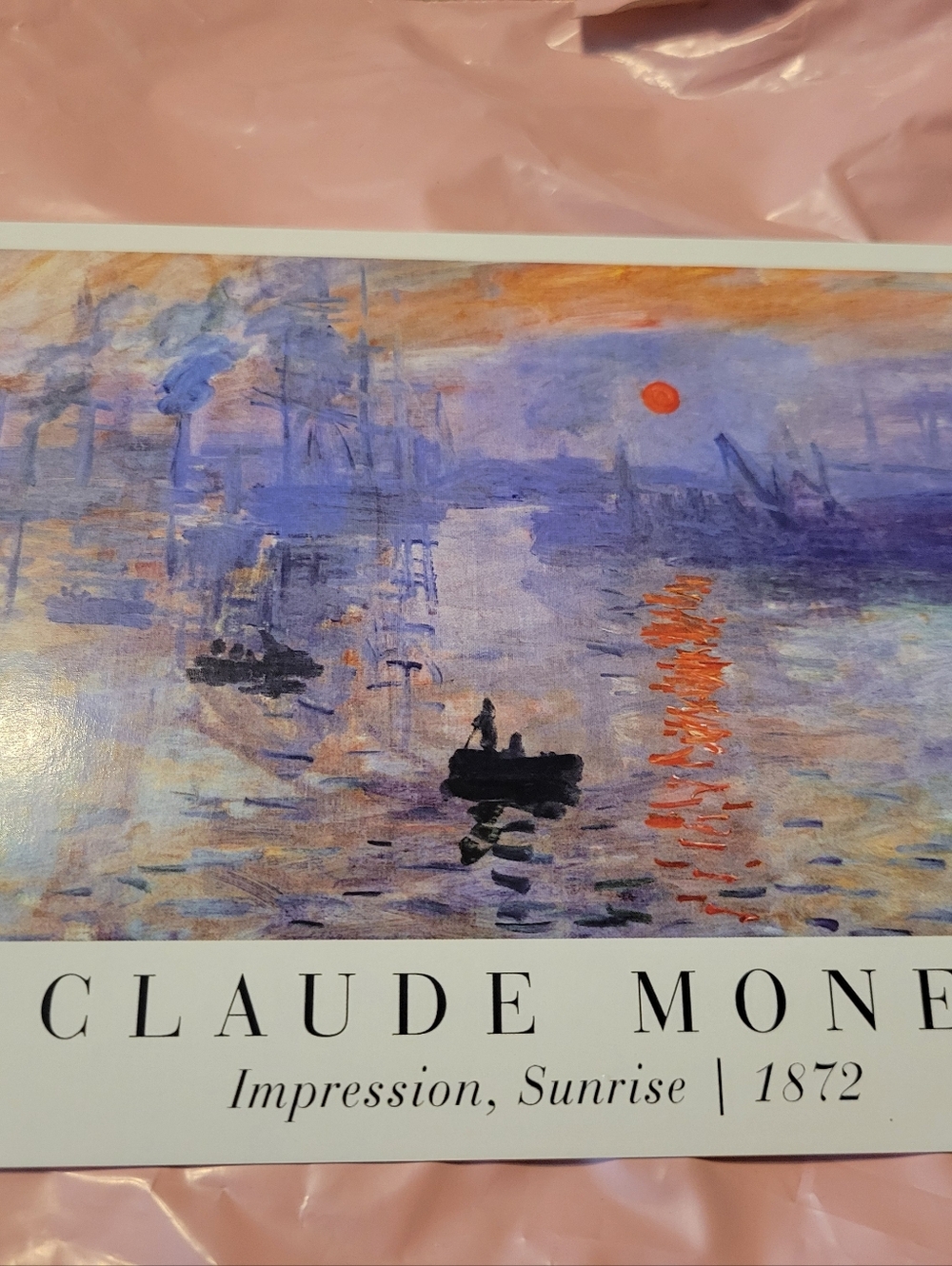 Claude Monet 'Impression, Sunrise' Art Print - Orange & Purple Palette